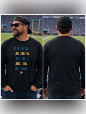 🆕 47 Brand Jacksonville Jaguars DUUUVAL Long Sleeve T-Shirt Men’s XXL NFL